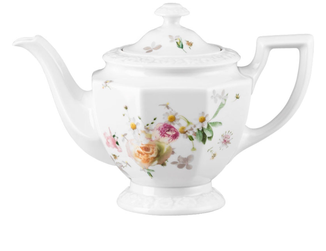 teapot Rosenthal maria rosenkante blau 1043040716514230
